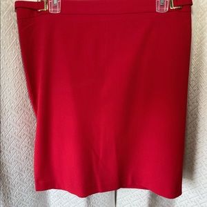 New York & Company Stretch,  Red, pencil skirt, 14